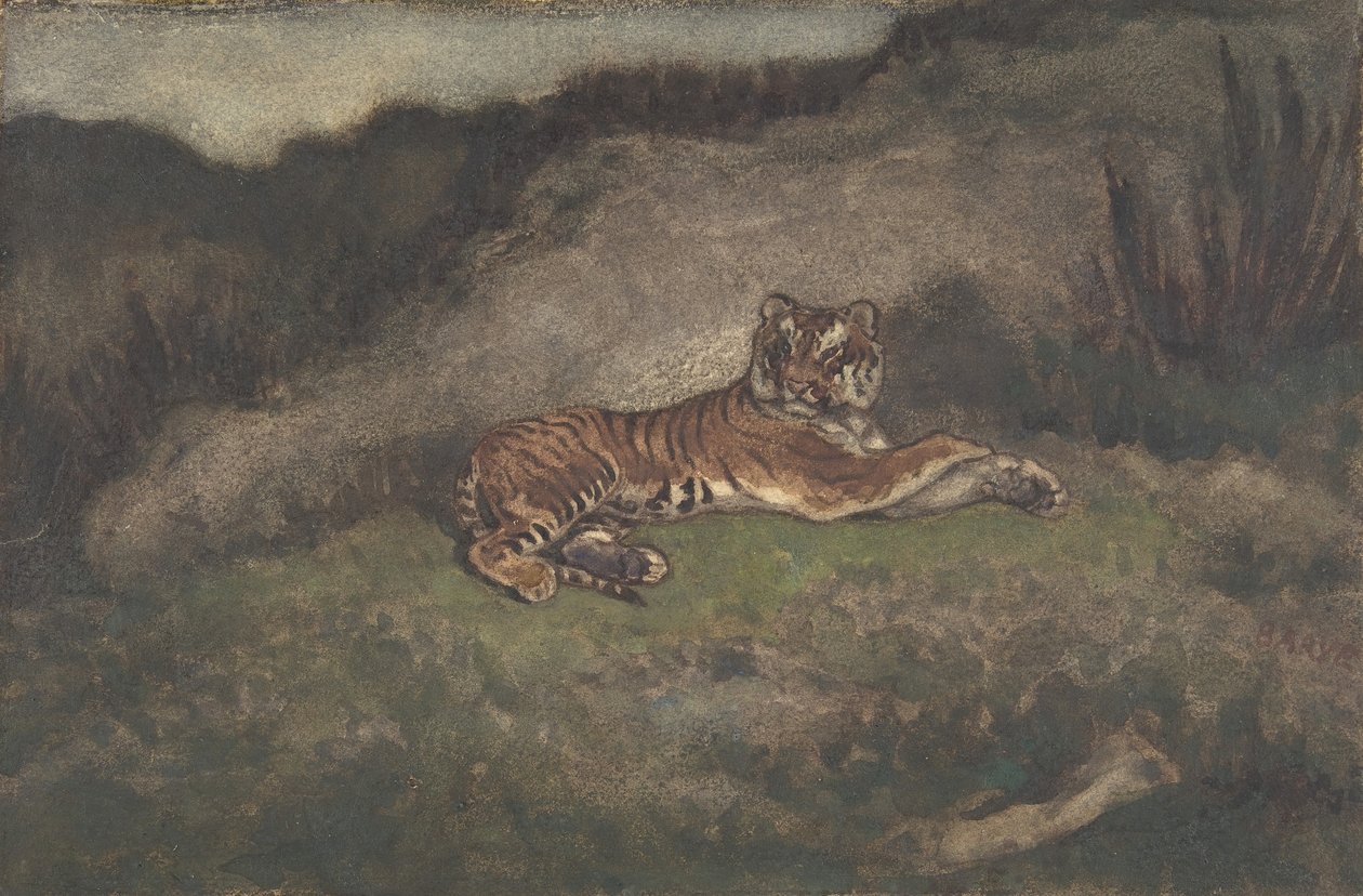 Tiger, 1810-75 von Antoine Louis Barye