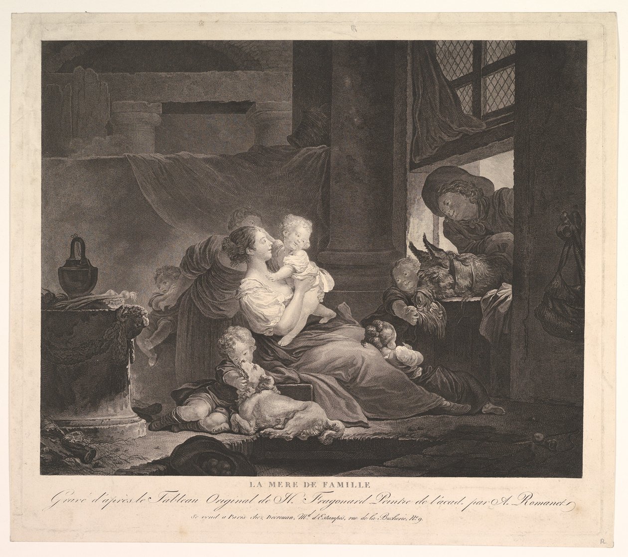 La Mere de Famille von Antoine Louis Romanet