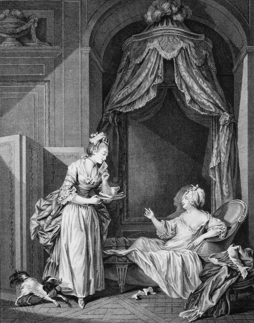 Das Bad, 1774 von Antoine Louis Romanet