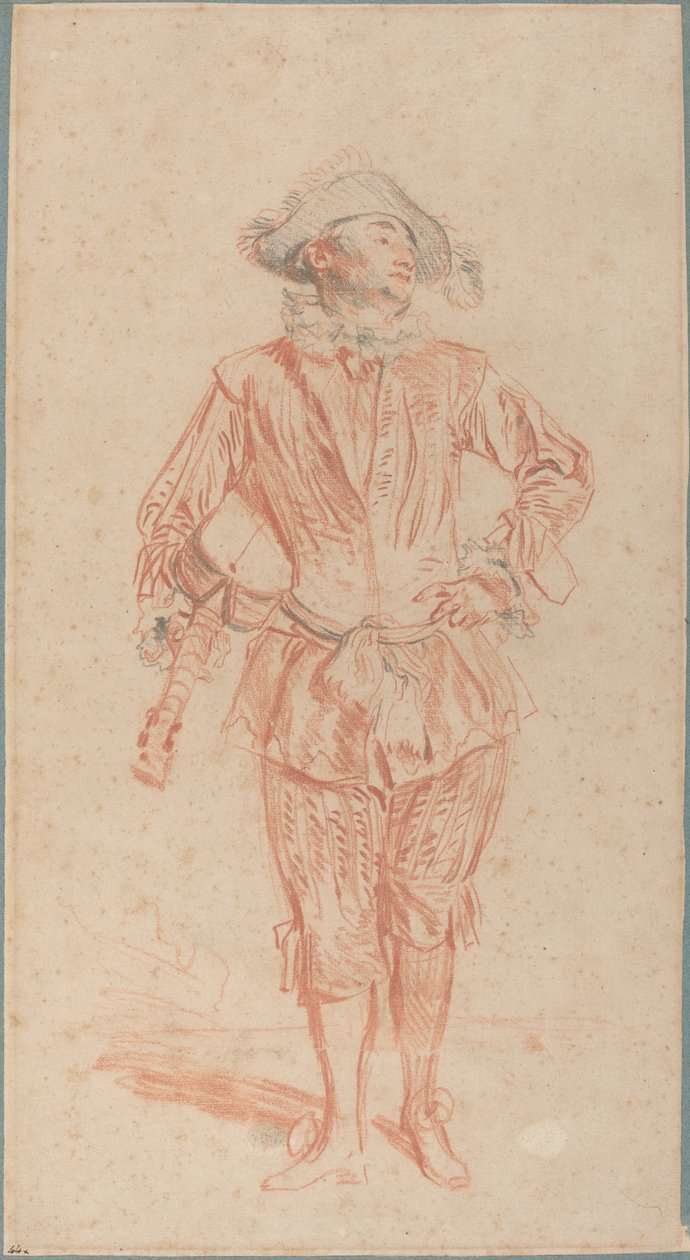 Mezzetin von Antoine Watteau