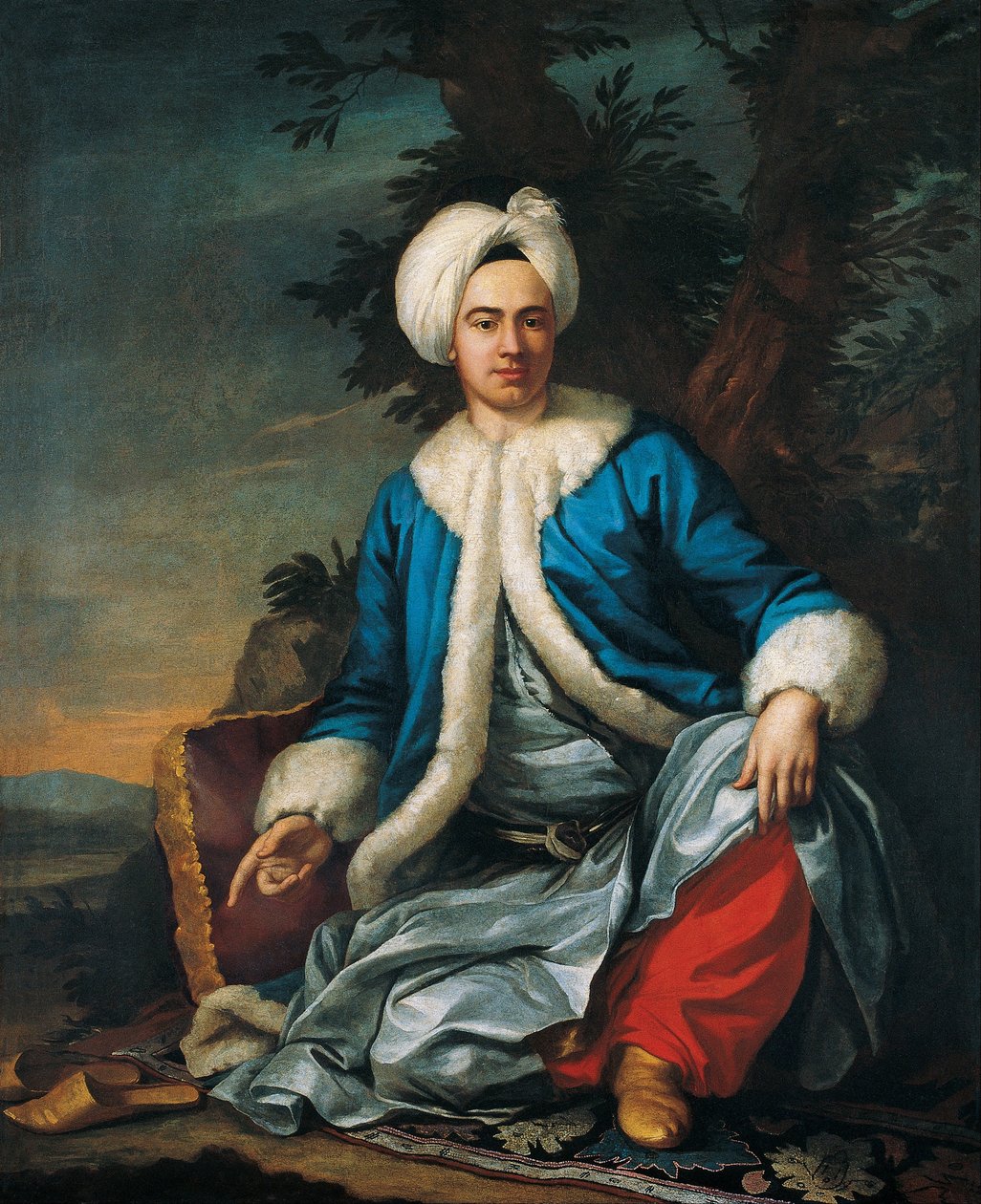 Ein Europäer in türkischer Tracht von Antoine de Favray