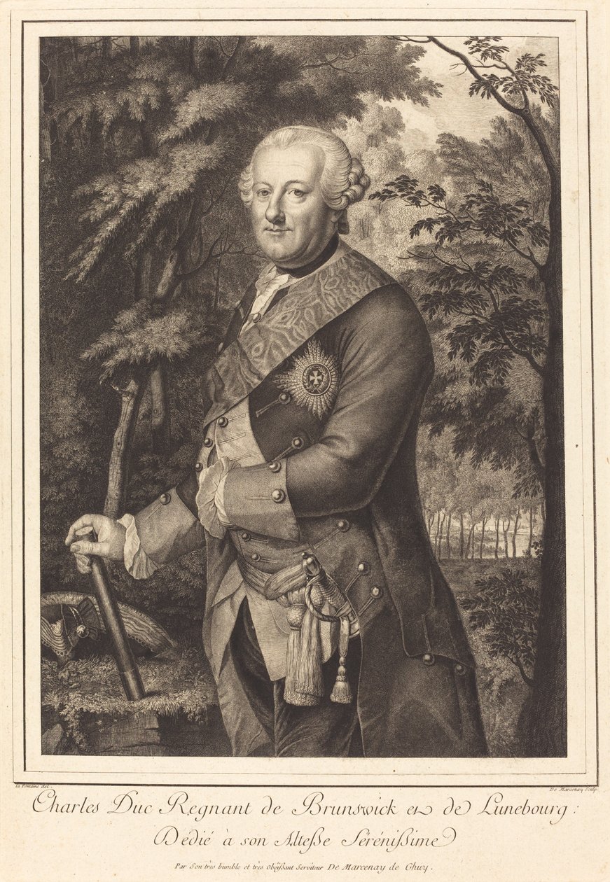 Karl, regierender Herzog von Braunschweig von Antoine de Marcenay