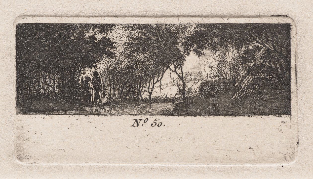 Ansicht eines Waldes von Antoine de Marcenay de Ghuy