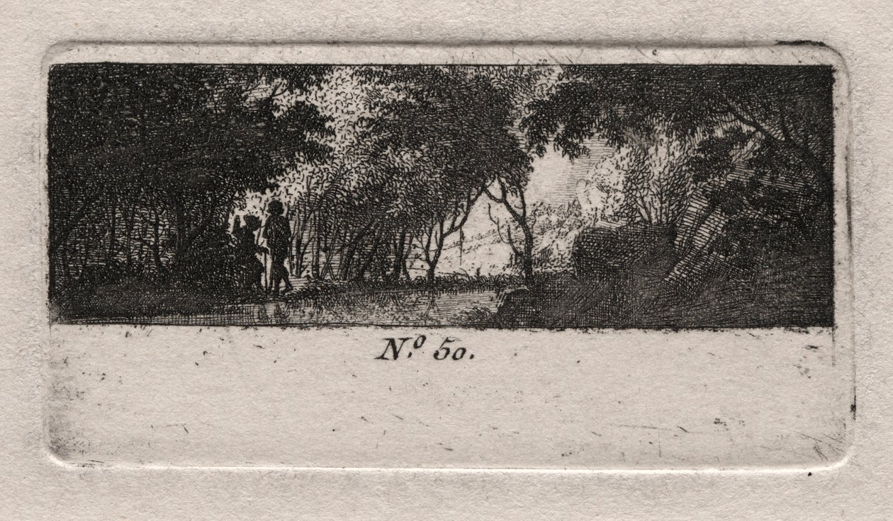Ansicht eines Waldes von Antoine de Marcenay de Ghuy