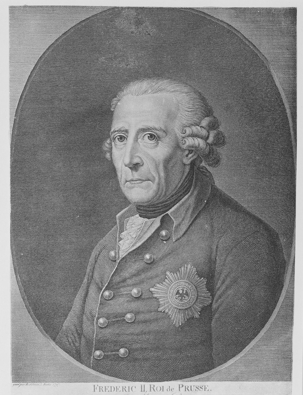 Friedrich II., König von Preußen, 1797 von Anton Graff