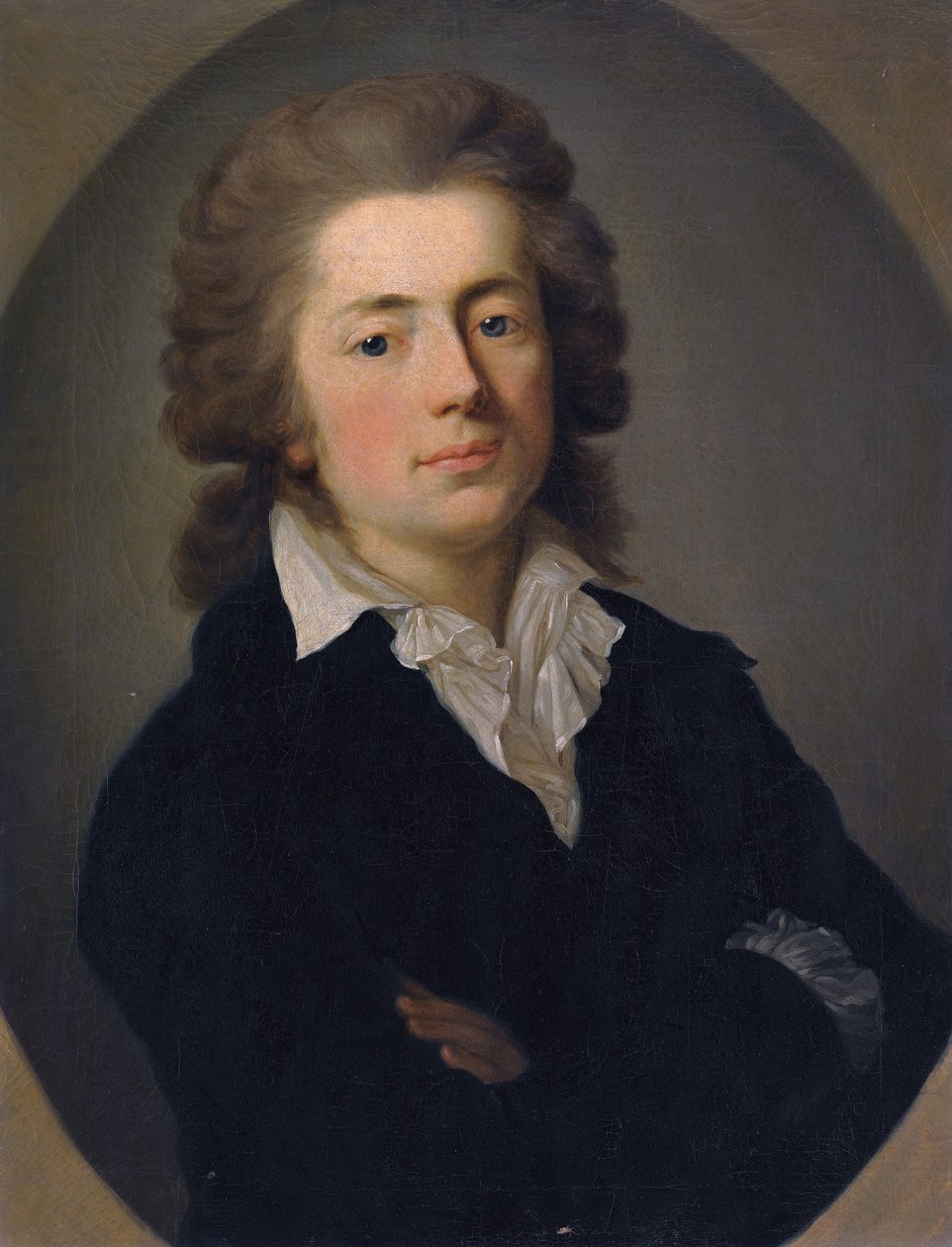 Porträt von Graf Jan Potocki von Anton Graff