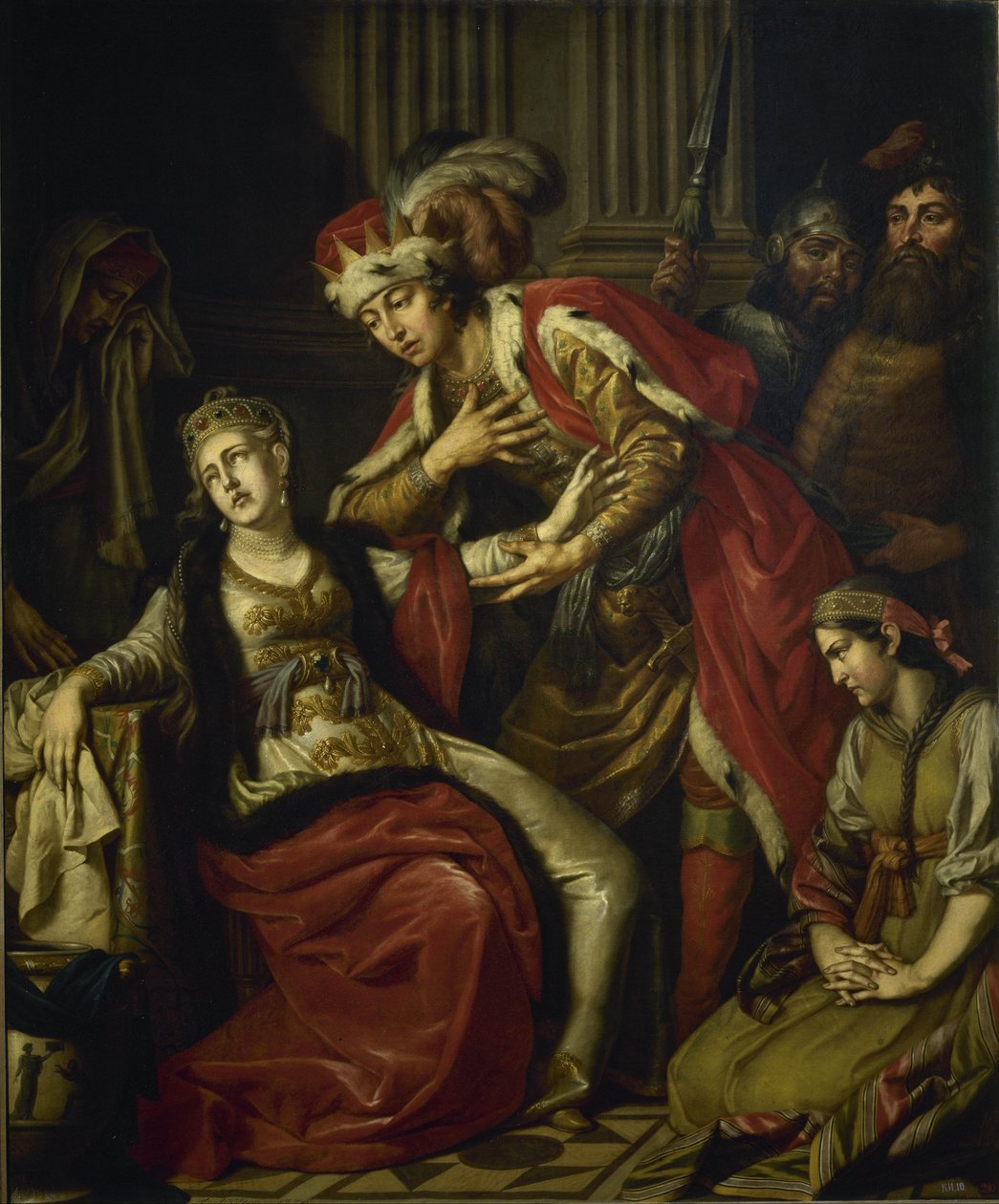 Wladimir und Rogneda von Anton Pavlovich Losenko