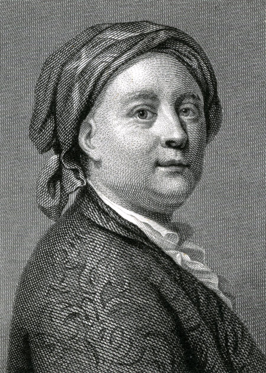 Richard Wilson (1714-82) graviert von Charles Pye von Anton Raphael Mengs