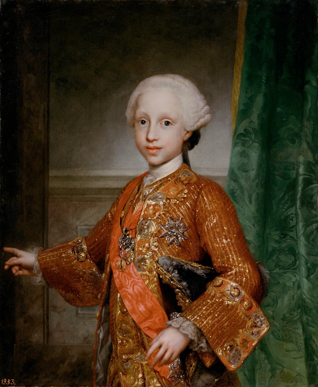 Francisco Javier de Borbón y Sajonia, Infant von Spanien (1757-1771) von Anton Raphael Mengs
