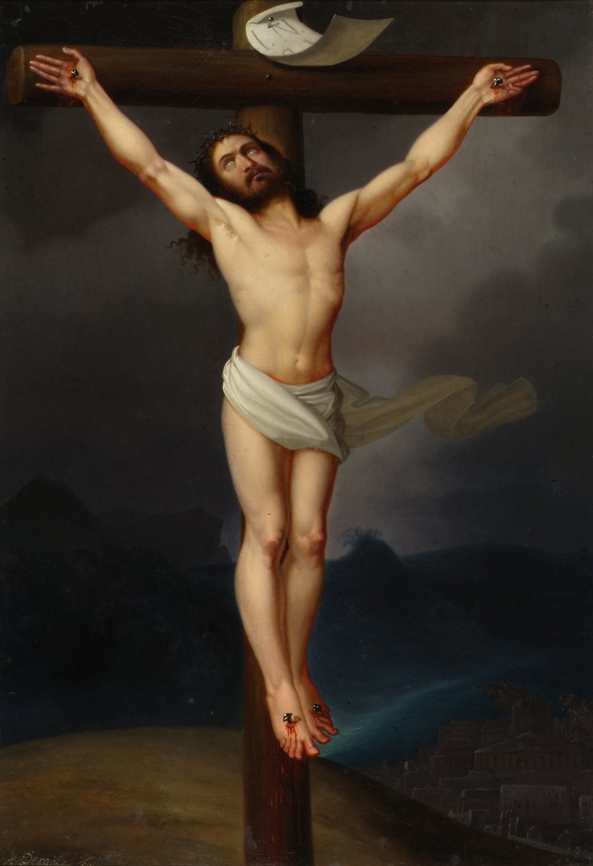 Christus am Kreuz von Anton Depauly