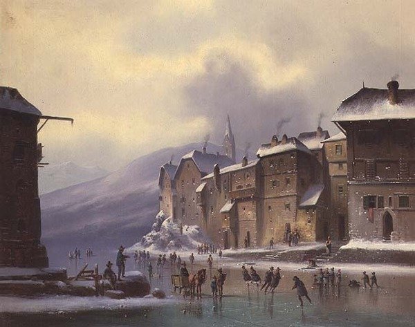 Winterlandschaft von Anton Doll