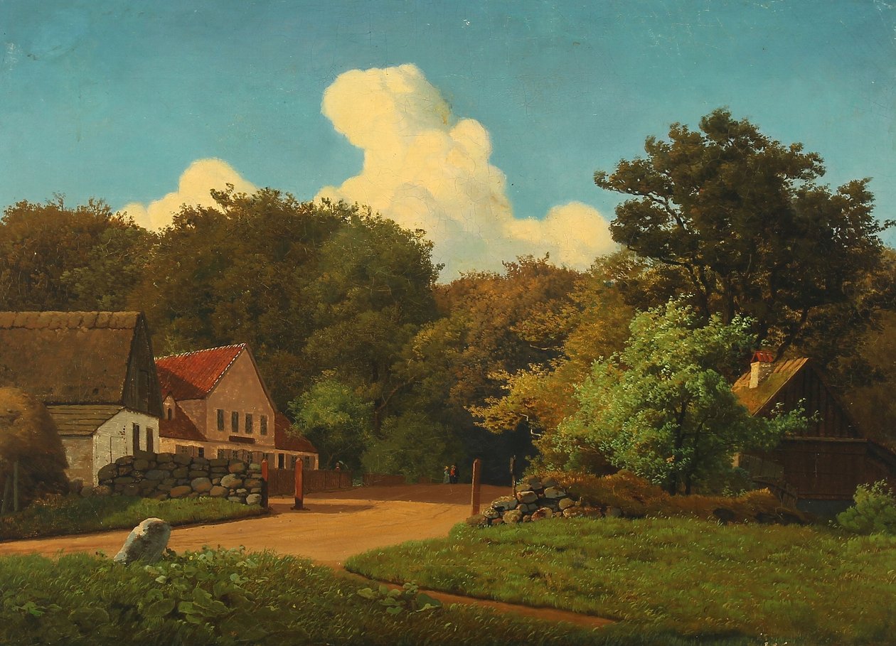 Teil von Ermelunden in Dyrehaven von Anton Eduard Kieldrup