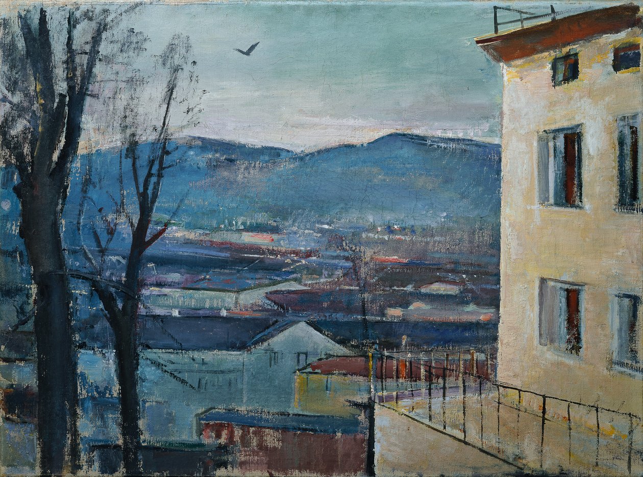 Salzburger Abendlandschaft von Anton Faistauer