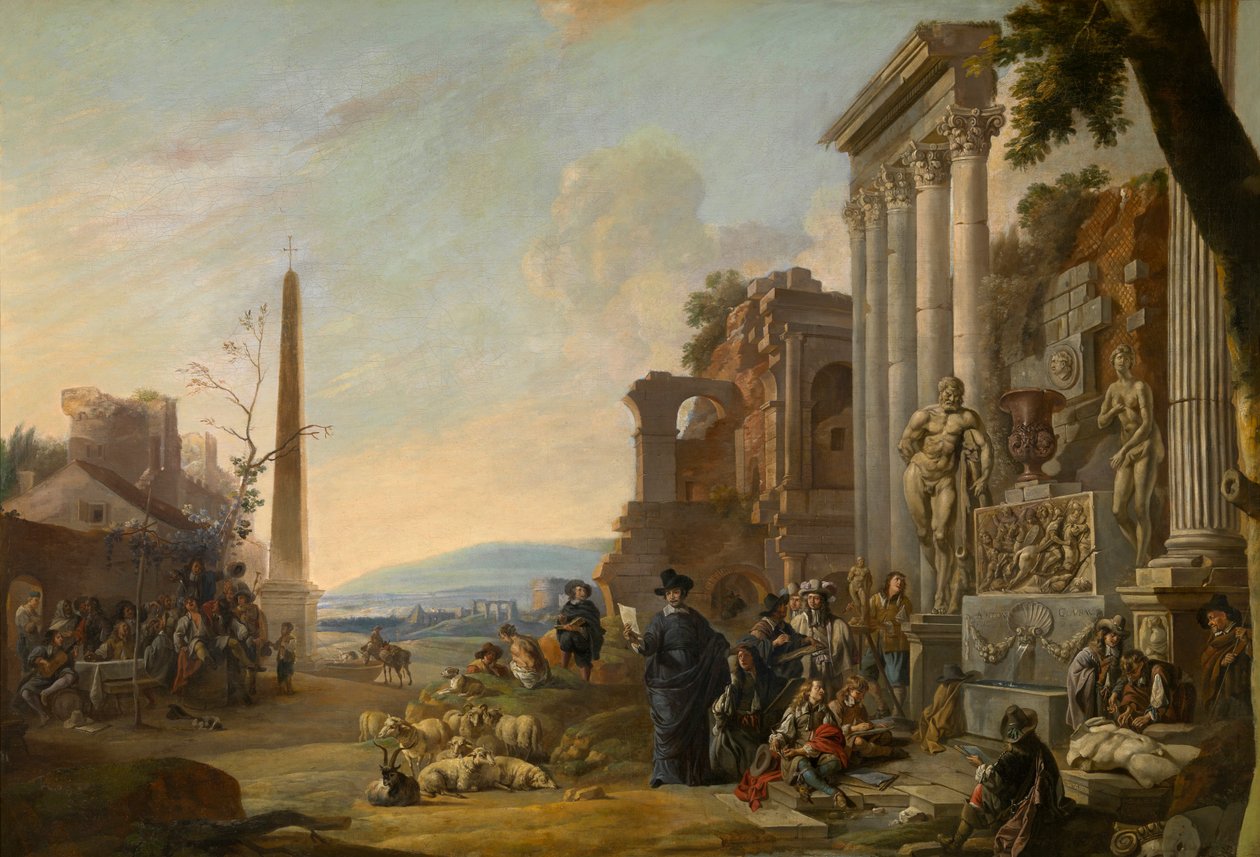 Das Studium der Kunst in Rom von Anton Goubau