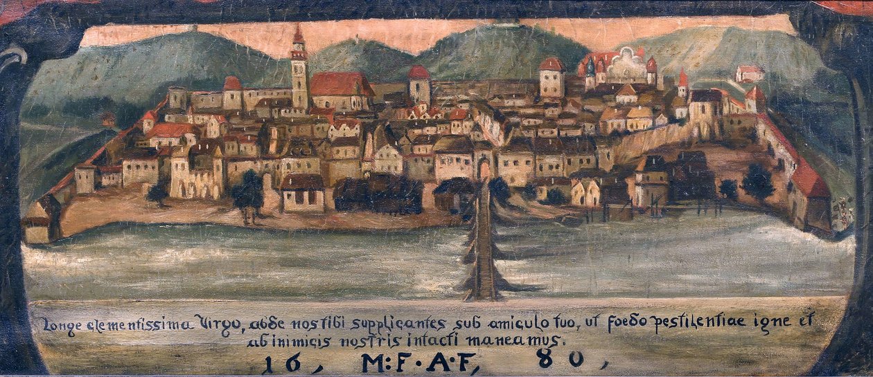 Maribor um 1861 von Anton Gvajc