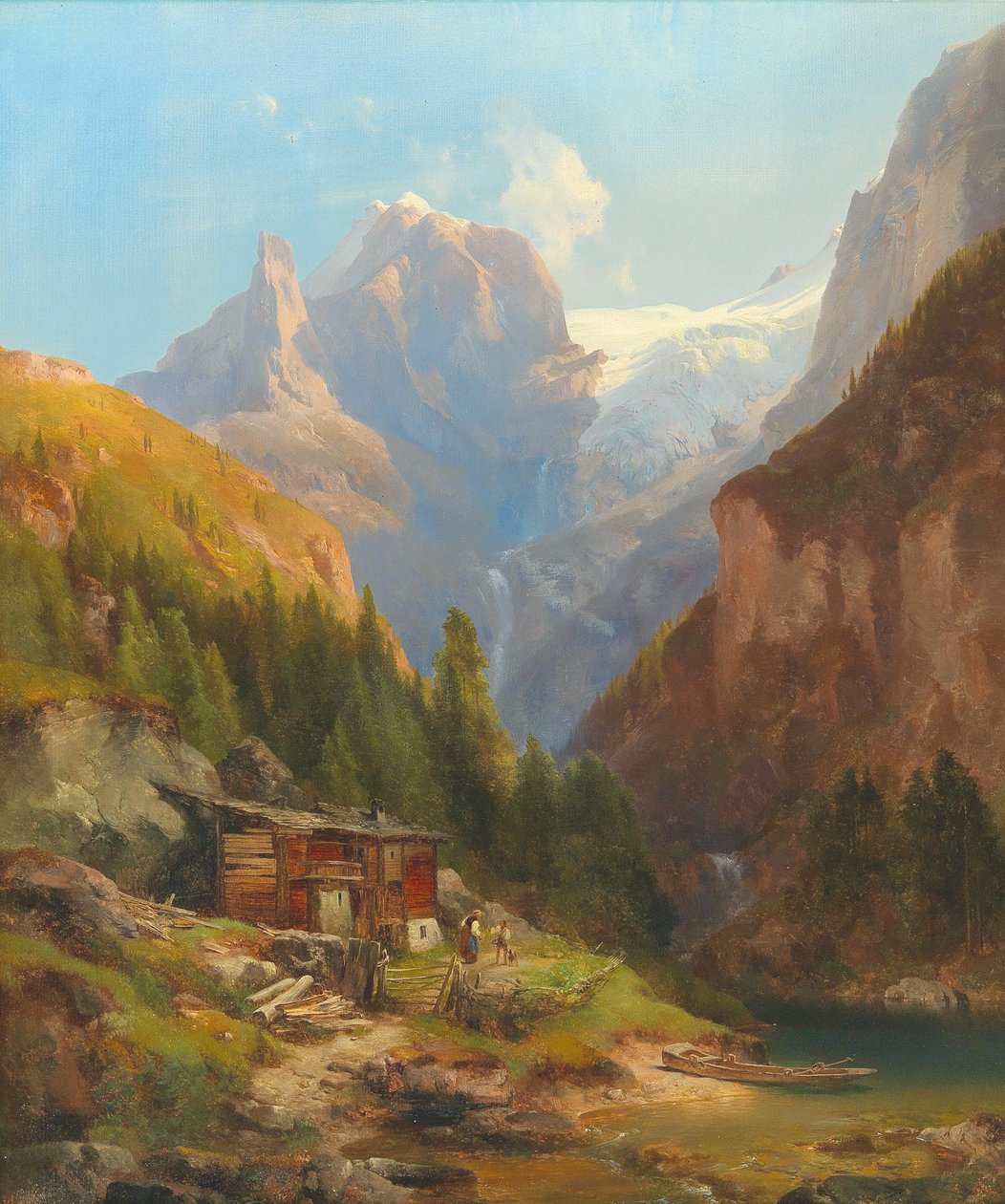 Blick auf den Goldeck Kees von Anton Hansch