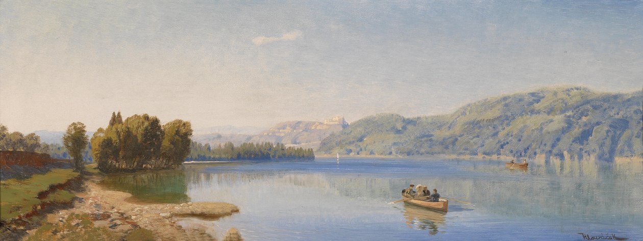 Anton Hlavacek Caldonazzosee bei Trient von Anton Hlavacek