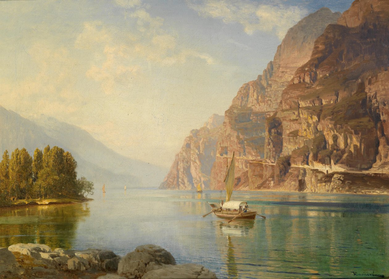 Partie am Comer See von Anton Hlavacek