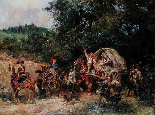 Tross, um 1900 von Anton Hoffmann