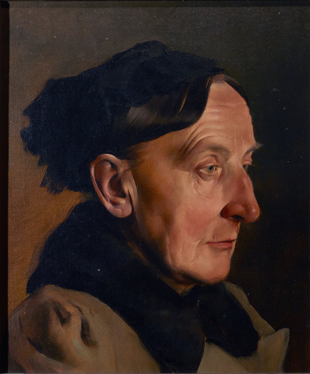 Kopf einer alten Frau von Anton Josef von Kenner