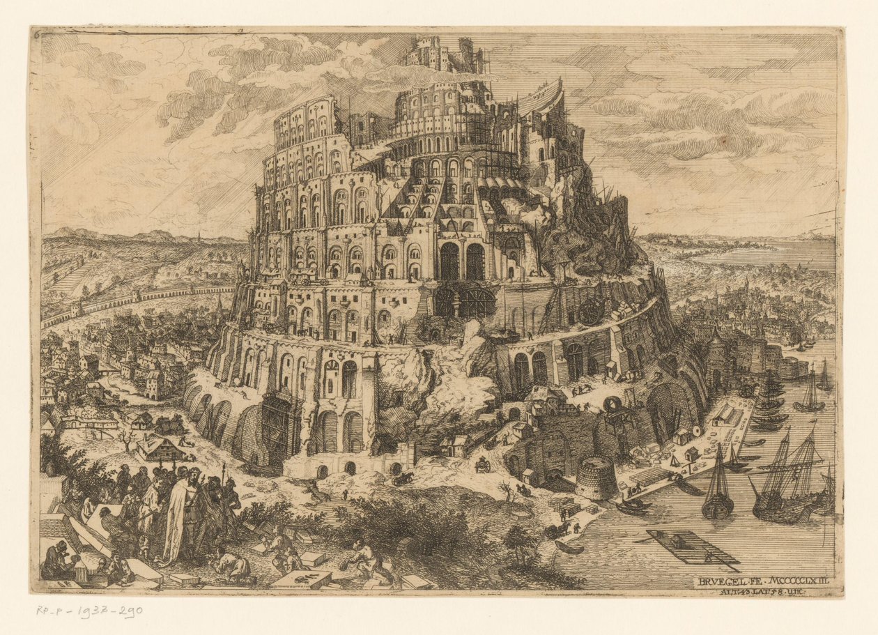 Turm von Babel von Anton Joseph von Prenner