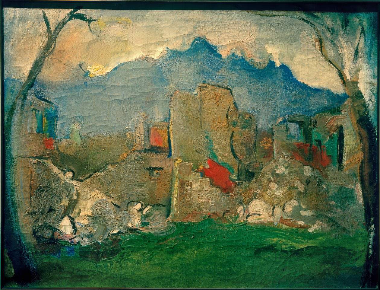 Ruinenlandschaft von Anton Kolig