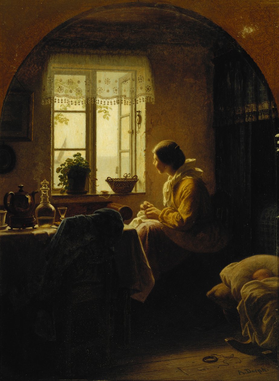 Am Fenster von Anton Laurids Johannes Dorph