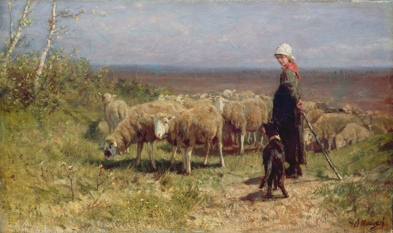 Hirtin von Anton Mauve