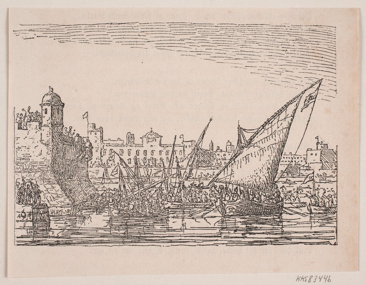 Hafen am Mittelmeer von Anton Melbye