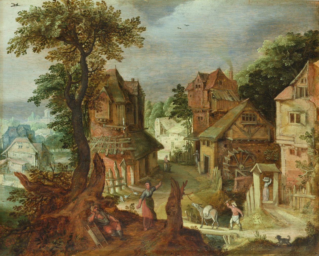 Dorflandschaft von Anton Mirou