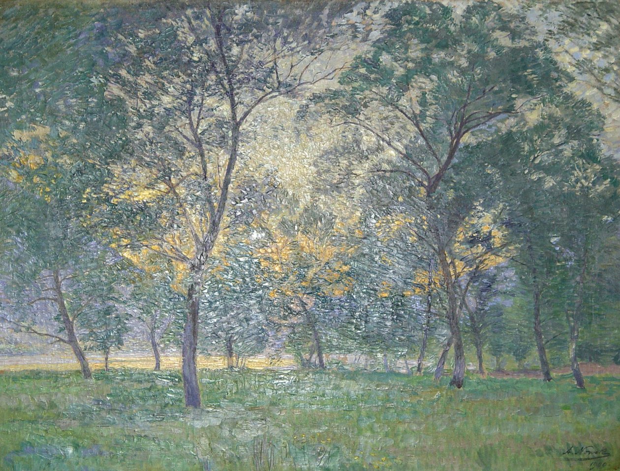 Abend im Isonzotal von Anton Nowak