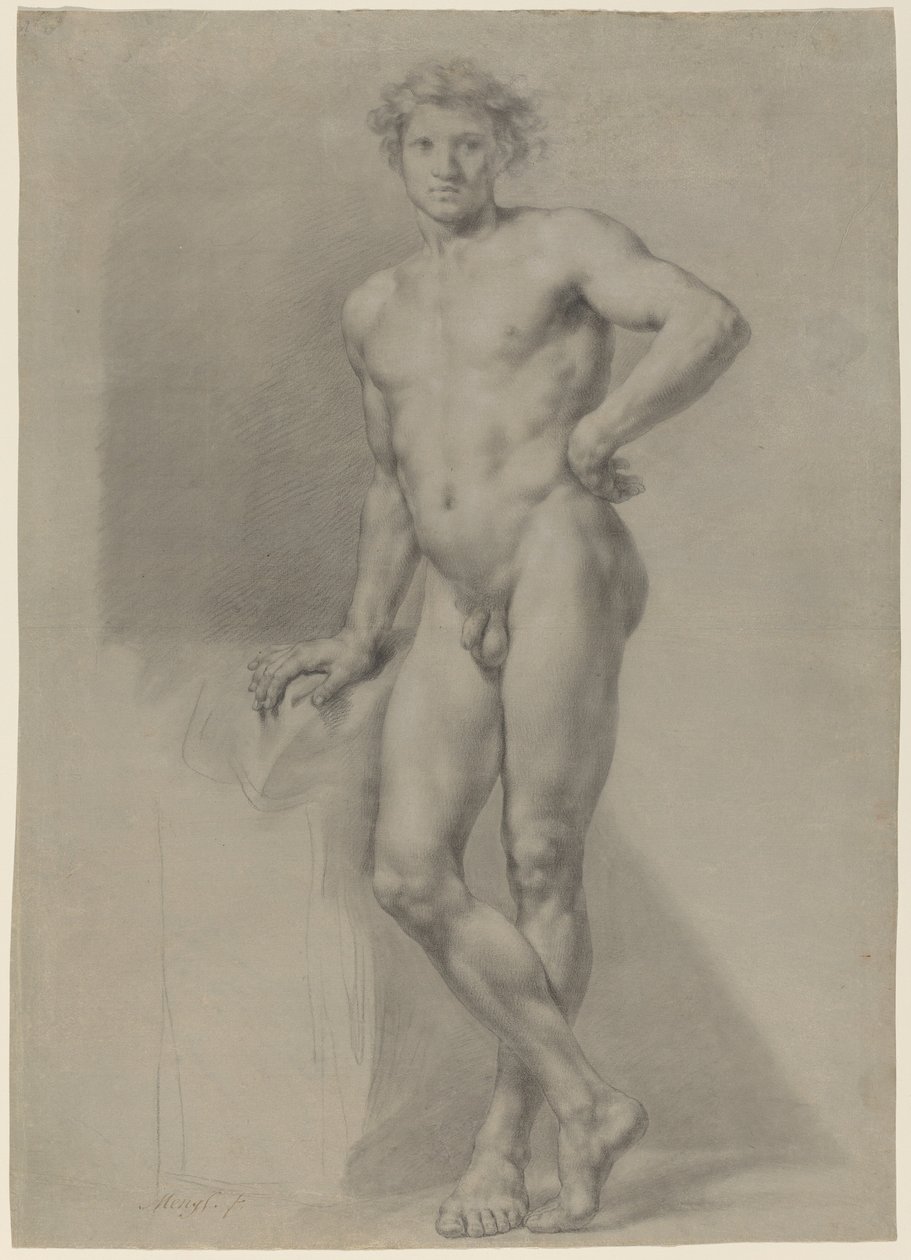 Studie eines männlichen Aktes von Anton Raphael Mengs