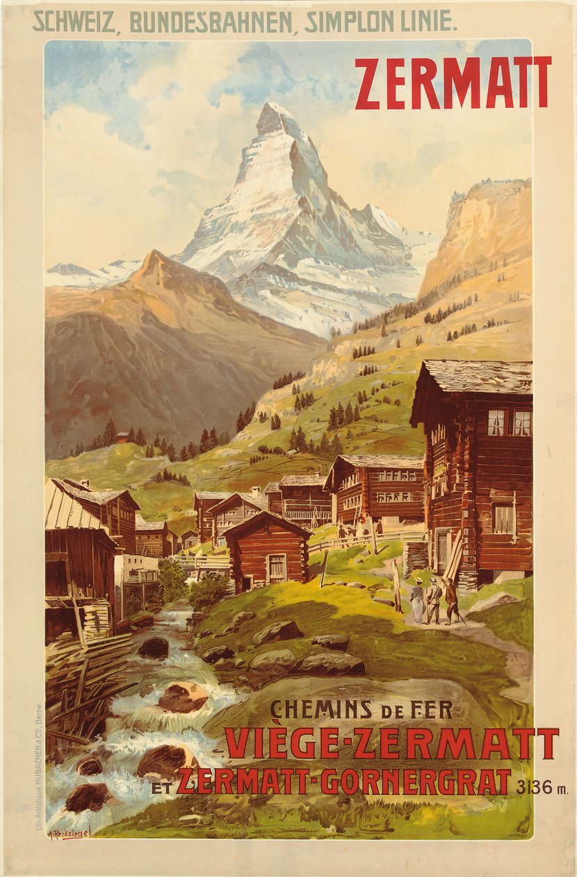Zermatt, ca. 1900 von Anton Reckziegel