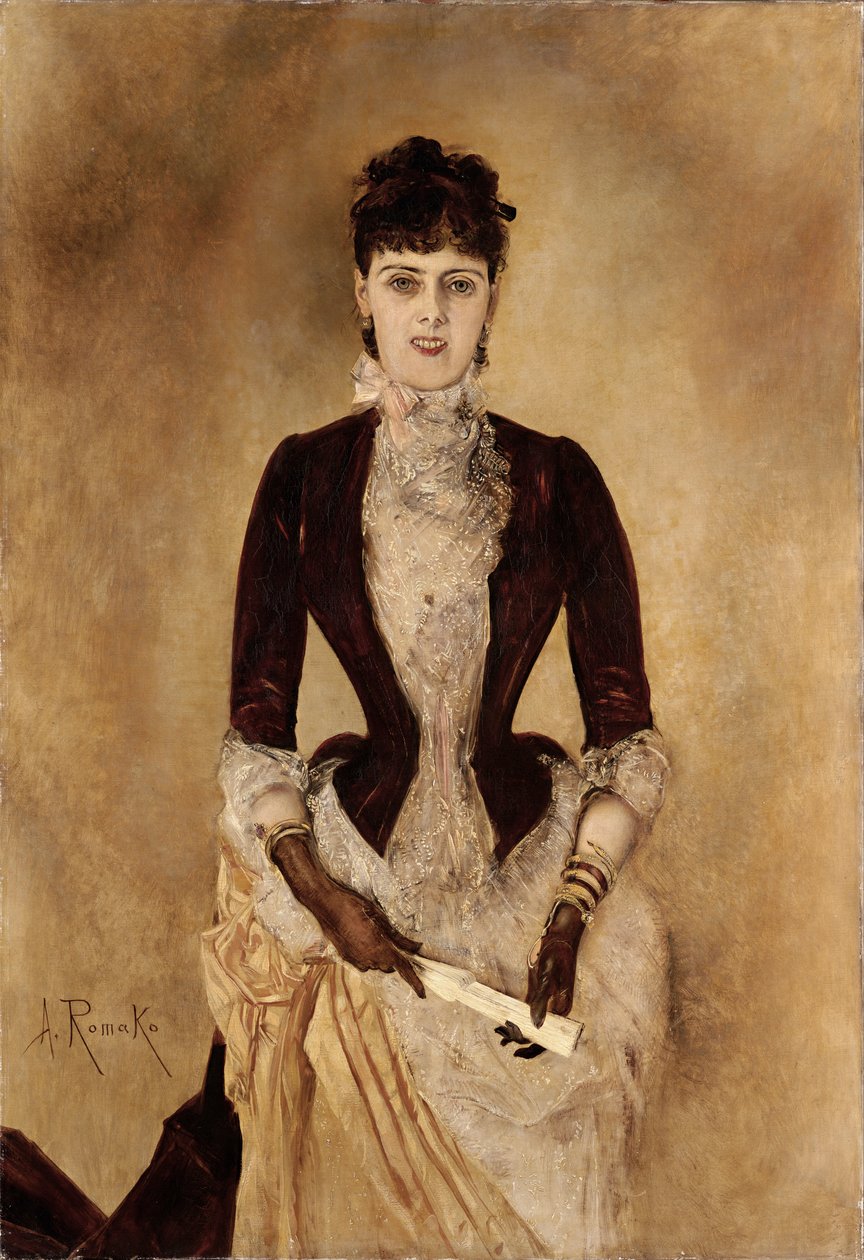 Bildnis Isabella Reisser von Anton Romako