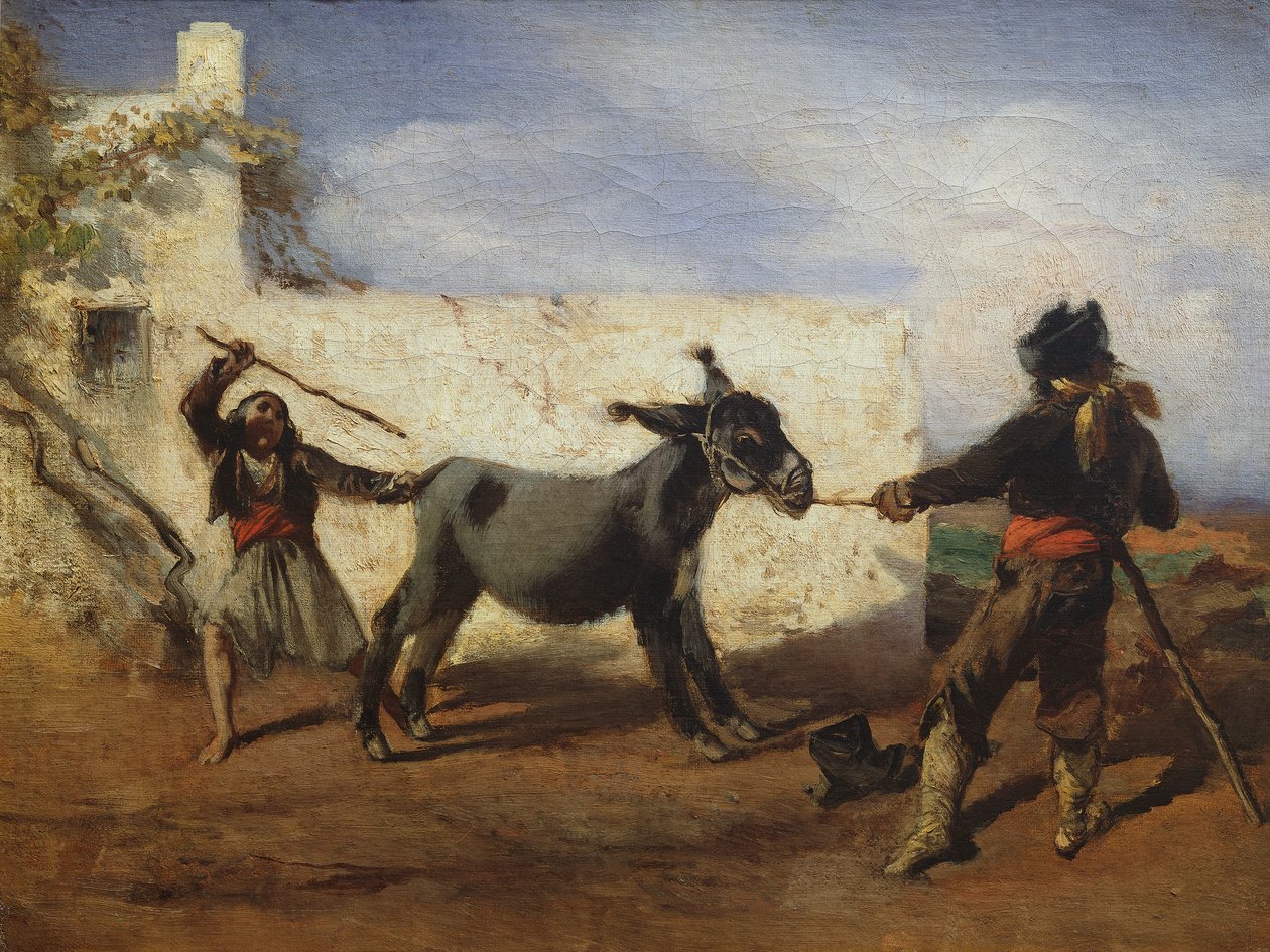 Der störrische Esel von Anton Romako