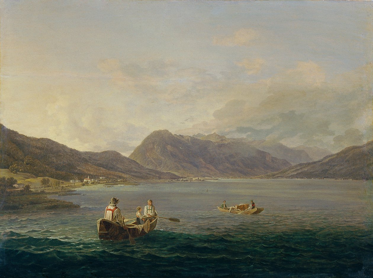 Österreichischer Alpensee von Anton Schiffer