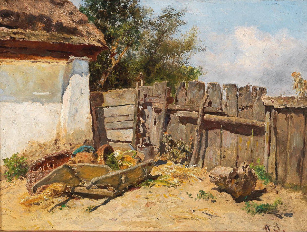 Im Bauerngarten von Anton Schrodl