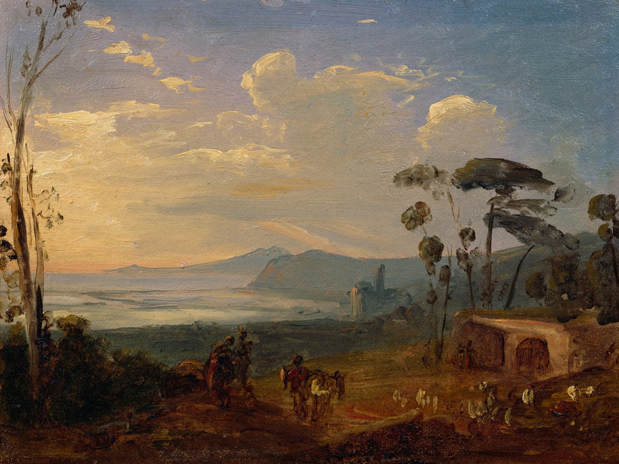 Bacoli und Campo Miseno von Anton Sminck Pitloo