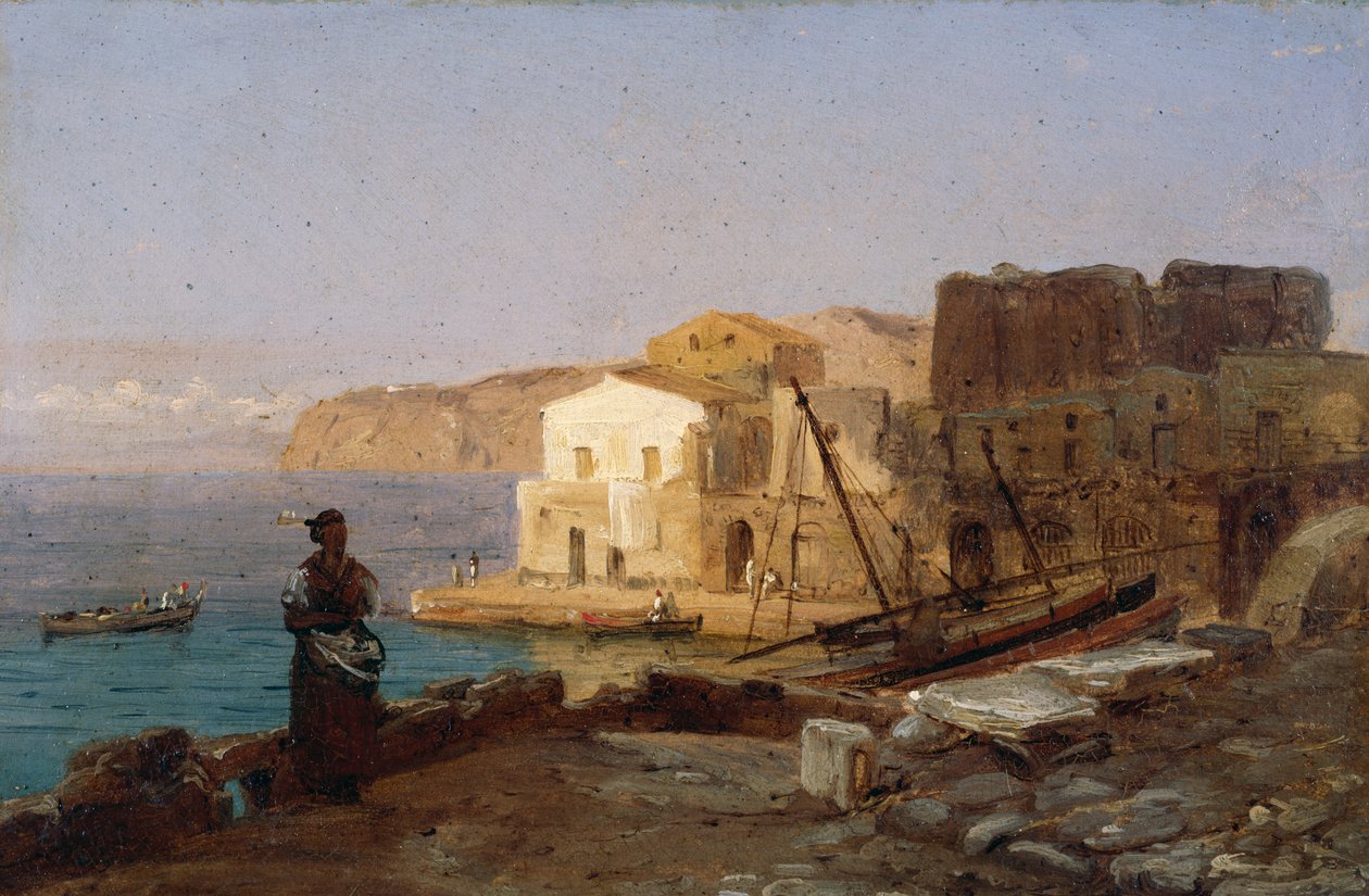Marina Grande in Sorrent von Anton Sminck Pitloo