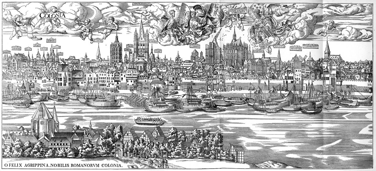 Köln im Jahr 1530, 1903 von Anton Woensam