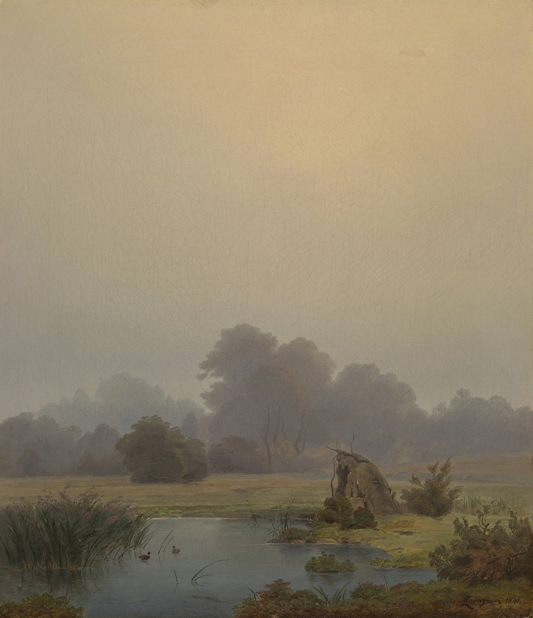 Herbstmorgen von Anton Zwengauer