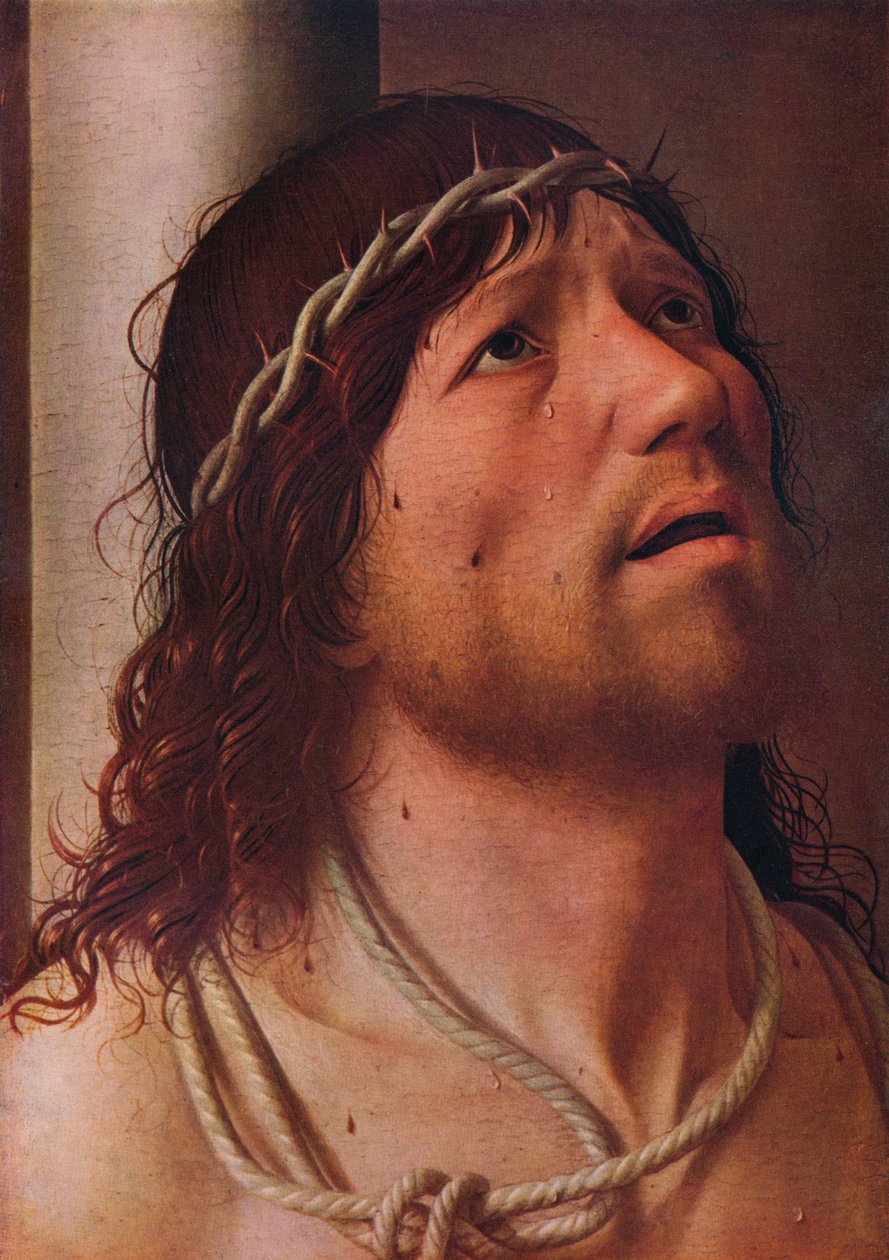 Christus an der Säule, ca. 1476 von Antonello da Messina