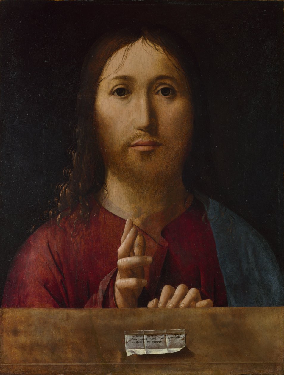 Cristo Salvator Mundi von Antonello da Messina