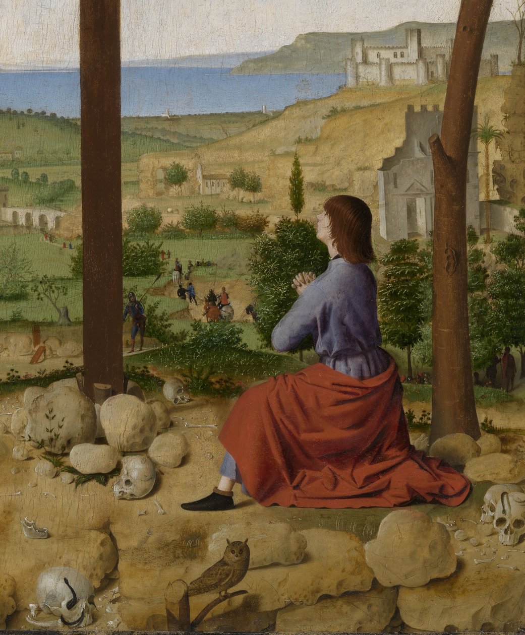 Kreuzigung, mit Maria und Johannes von Antonello da Messina