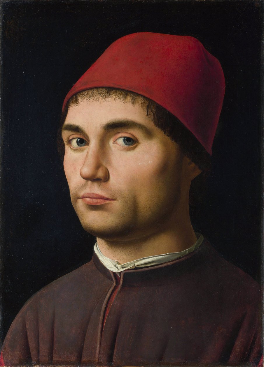 Porträt eines Mannes von Antonello da Messina