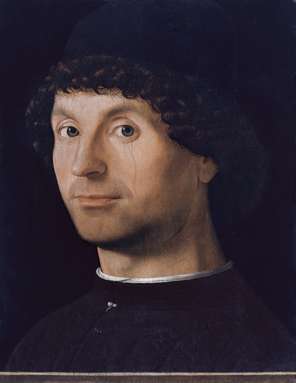 Porträt eines Mannes von Antonello da Messina