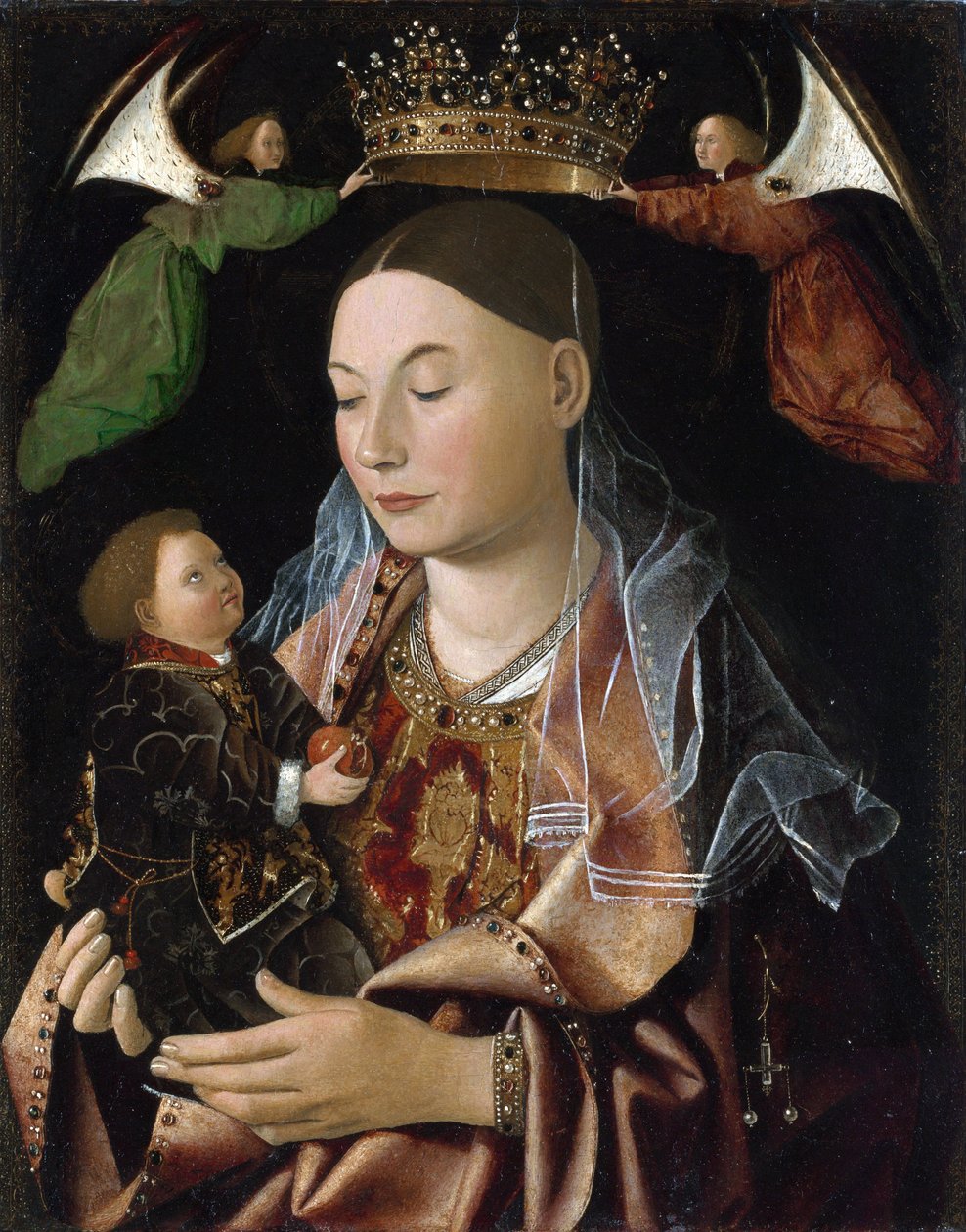 Die Jungfrau und das Kind von Antonello da Messina