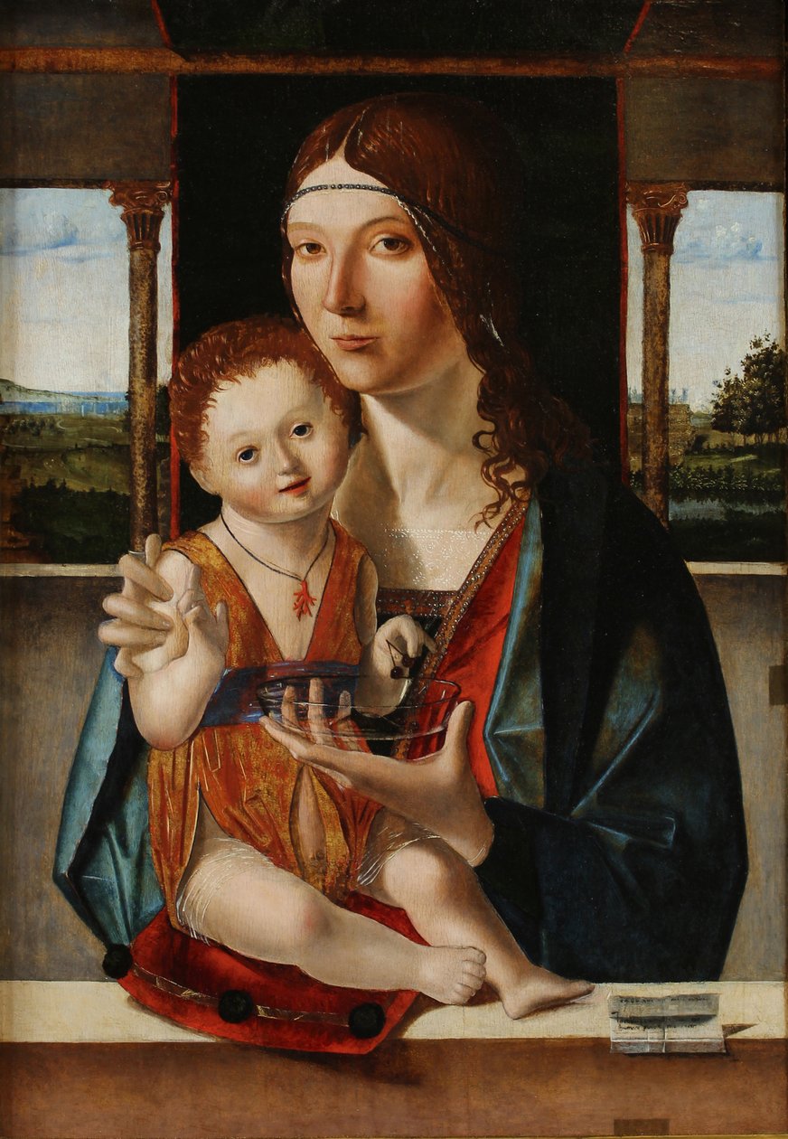 Die Jungfrau und das Kind, 1480 von Antonello da Messina