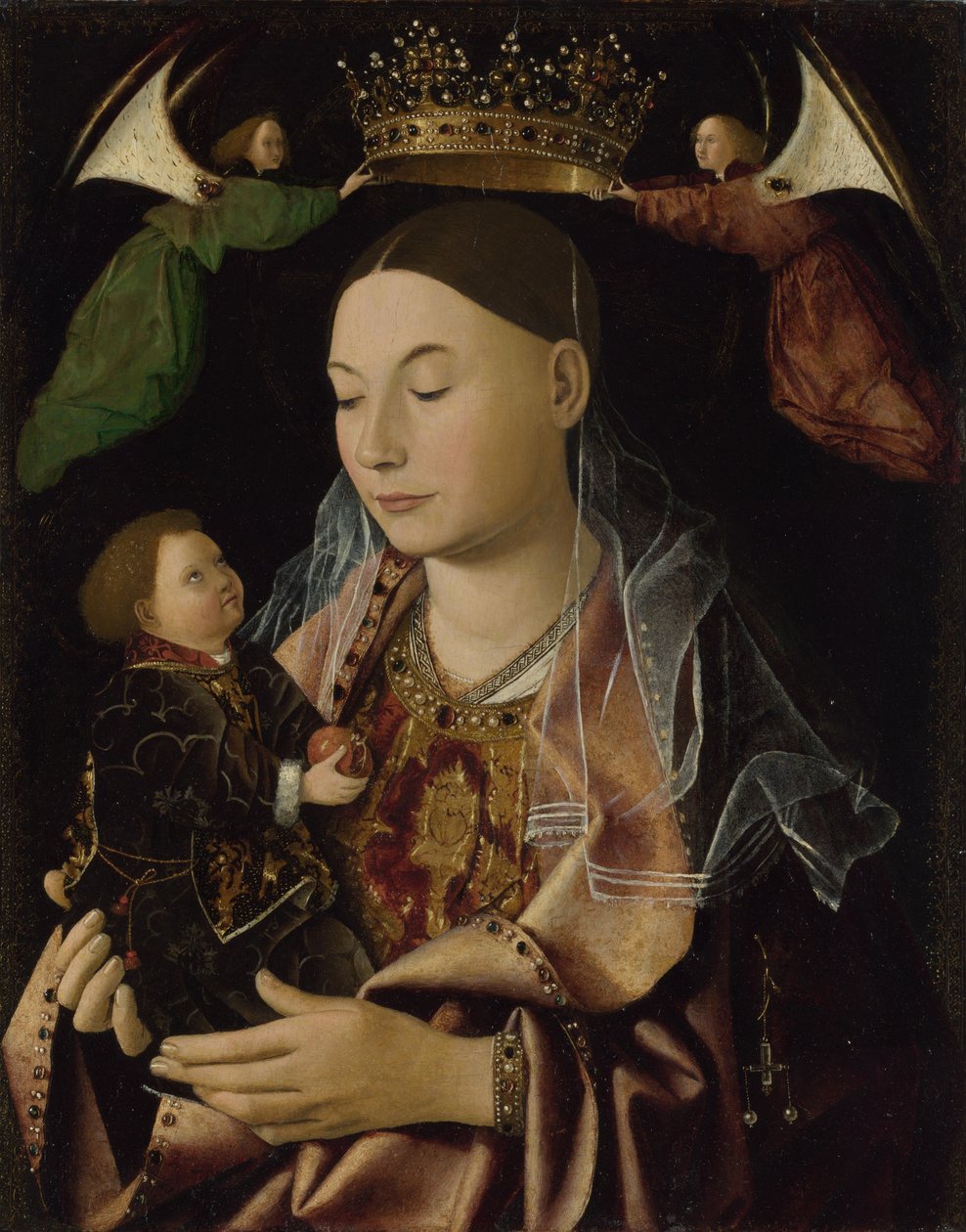 Die Jungfrau und das Kind, ca. 1465 von Antonello da Messina