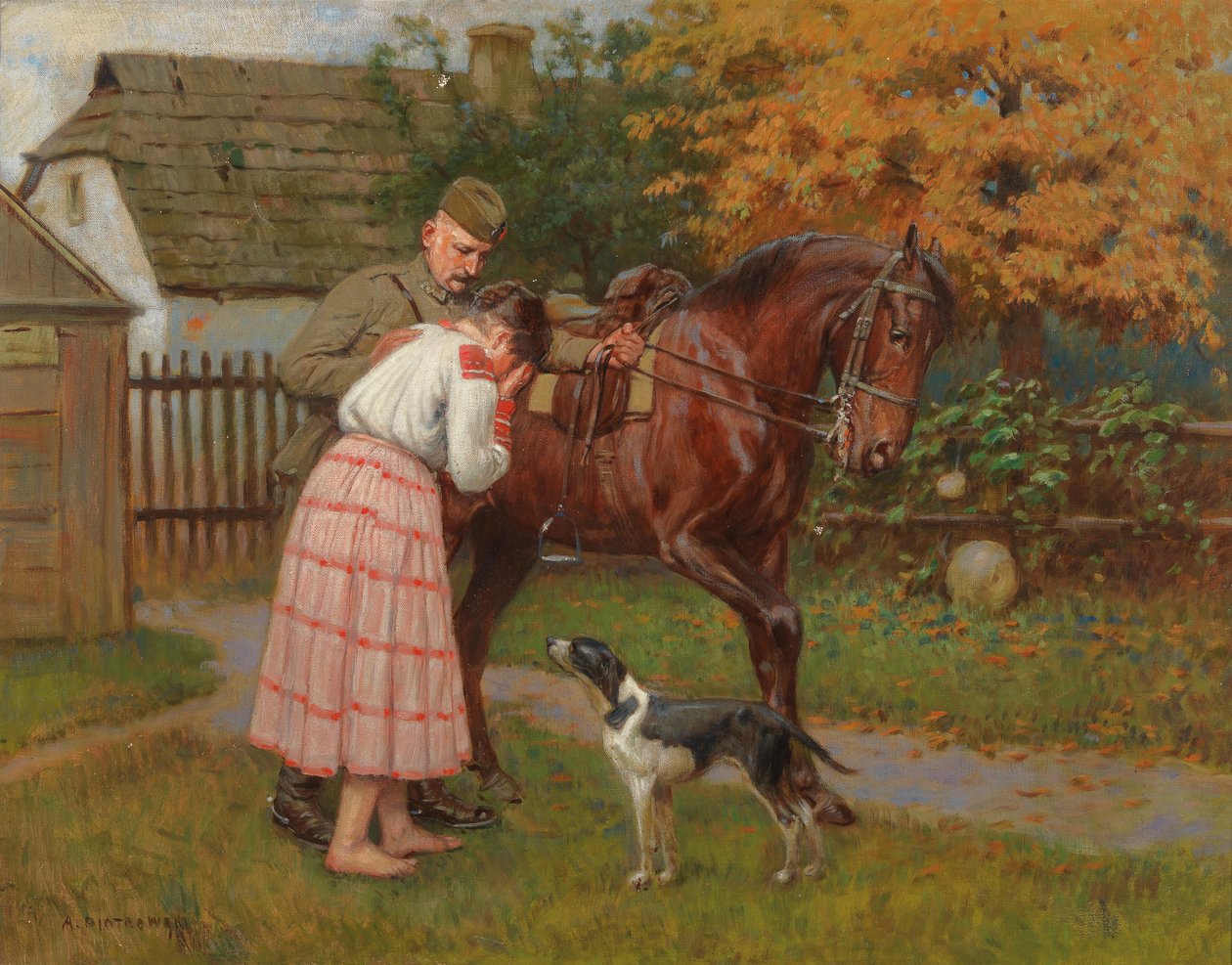 Die Abreise von Antoni Piotrowski